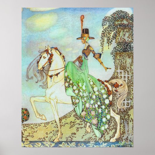 Princess Minon Minette Kay Nielsen Fairy Tale Poster (Voorkant)