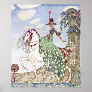 Princess Minon-Minette van Kay Nielsen Poster