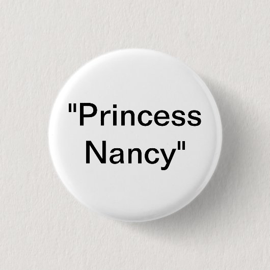 Princess Nancy Ronde Button 3,2 Cm (Voorkant)