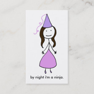 Princess Ninja Visitekaartje