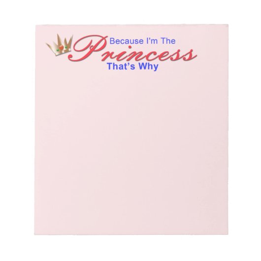 Princess Notitieblok (Voorkant)