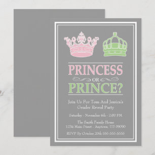 Princess of Prince Gender onthult feestelijke uitn Kaart
