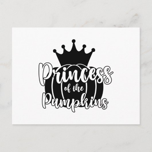 Princess of the Pumpkins Briefkaart (Voorkant)