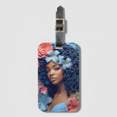 Princess Okoye Bagagelabel (Voorkant (verticaal))