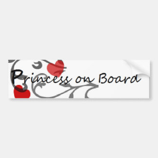 Princess on board Sticker2 Bumpersticker
