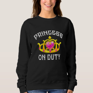 Princess on Duty Crown Trui