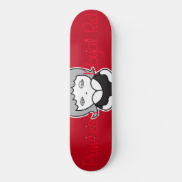 Princess on Royal Red 2 Skateboard