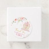 Princess Once Upon a Time verjaardagsfeestje Bedankjes Labels (In situ)