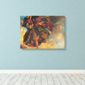 Princess Parizade Bringing Home Maxfield Parrish Canvas Afdruk (Insitu (Houten vloer))