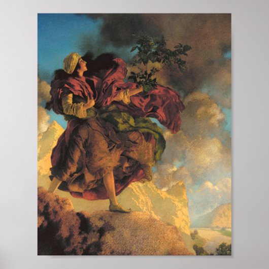 Princess Parizade Bringing Home Maxfield Parrish Poster (Voorkant)