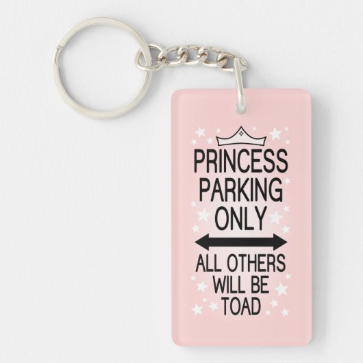 Princess Parking only Sleutelhanger (Voorkant)