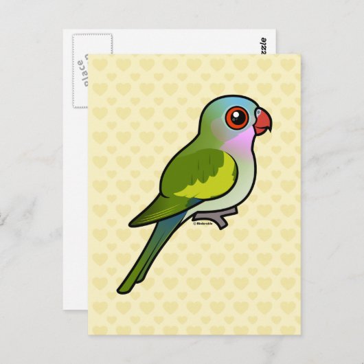 Princess Parrot Briefkaart (Voorkant / Achterkant)