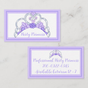 Princess Party Cartes de visite
