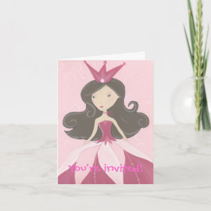 Princess party invitation