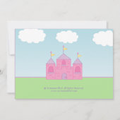 Princess Party Invitation Kaart (Achterkant)