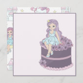 Princess Party Kaart (Voorkant / Achterkant)