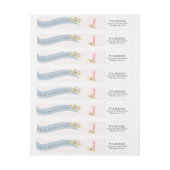 PRINCESS PARTY omwikkelt rond Adresetiketten (Vel)