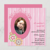 Princess party - sucrée 16 invitations d'anniversa (Devant / Derrière)