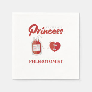 Princess Phlebotomist Phlebotomie bloedspuit Gif Servet