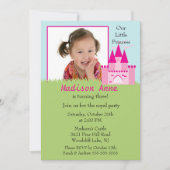 Princess Photo Invitation Anniversaire (Devant)