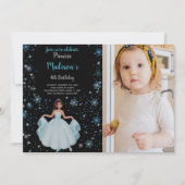 Princess Photo Invitations d'anniversaire (Devant)
