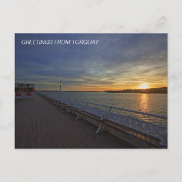 Princess Pier bij Sunset Briefkaart