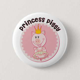 Princess_Piggy Ronde Button 5,7 Cm