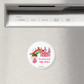 Princess Pink Castle Magnet (In Situ (Lave-vaisselle))