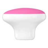 "Princess pink crown knob" Keramische Knop (Zijkant)
