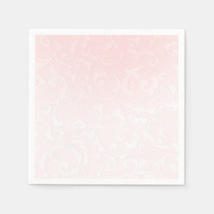 Princess Pink Damask Storybook Elegant Wedding Servet