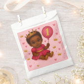 Princess Pink & Gold Favor Bag Bedankzakje (Geknipt)