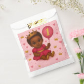 Princess Pink & Gold Favor Bag Bedankzakje (Gezegeld)