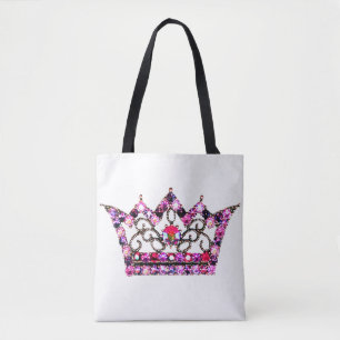 "Princess" Pink Tiara Draagtas