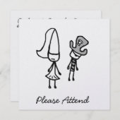 Princess & Pirate Doodle Kaart (Voorkant / Achterkant)