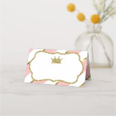 Princess Place Cards, Eten Kaarten, Faux Gold (Achterkant)