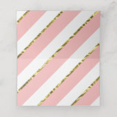 Princess Place Cards, Eten Kaarten, Faux Gold (Binnenkant ongevouwen)