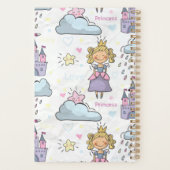 Princess planner Princess castle girl notebook (Dos)