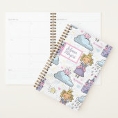Princess planner Princess castle girl notebook (Devant avec enveloppe)