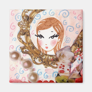 Princess Portrait Magnet Magneet