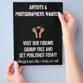 Princess Portraits Marketing Flyer (Hand)