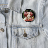 princess portret ronde button 5,7 cm (In situ)