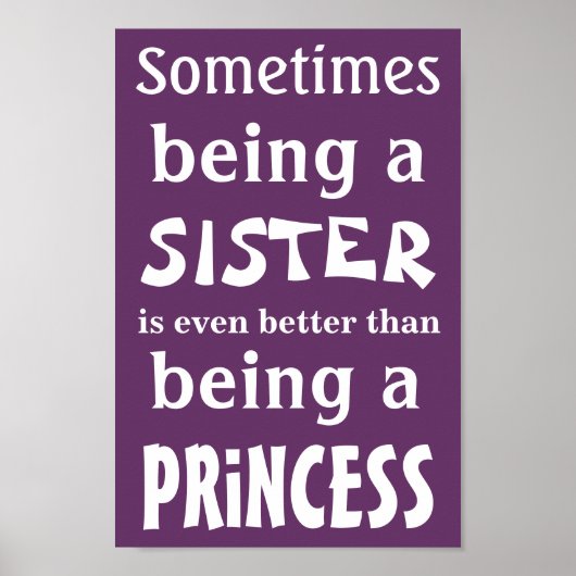 Princess poster for sisters (Devant)