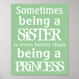 Princess poster voor zussen