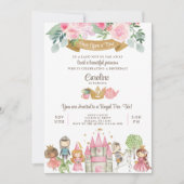Princess Prince & Knight Tea Party Invitation d'an (Devant)