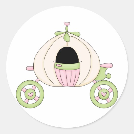 Princess Pumpkin Coach Sticker (Voorkant)