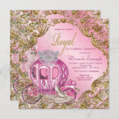 Princess Quinceañera Kaart (Voorkant / Achterkant)