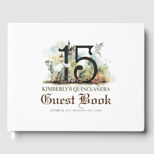 Princess Quinceanera Livre d'or (Recto)