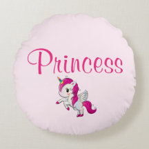  Princess Round Accent Pillow