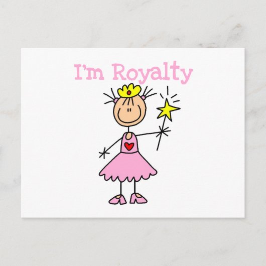 Princess Royalty Briefkaart (Voorkant)