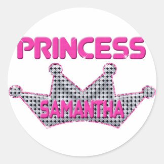 Princess Samantha Ronde Sticker